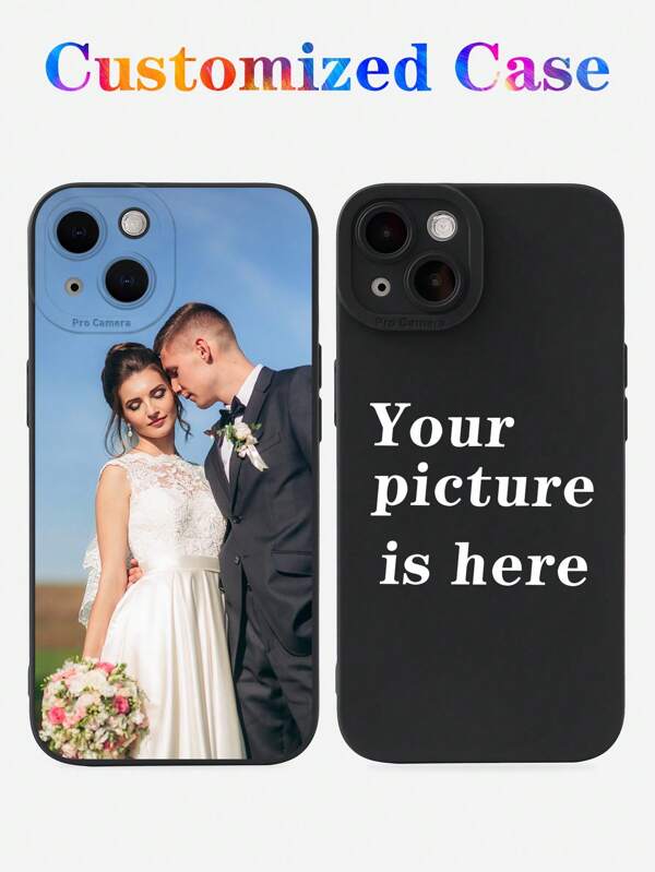 1 stuk gepersonaliseerde telefoonhoes met foto, gepersonaliseerde foto op maat, telefoonhoesjes met foto's, gepersonaliseerde telefoonhoesjes met foto's, jubileumcadeau, Valentijnsdagcadeau, verjaardagscadeau, huwelijkscadeau, Moederdagcadeau, Vaderdagcadeau, cadeau voor beste vriend, cadeau voor moeder/vader, cadeau voor vriend, cadeau voor vriendin, geschikt voor 11, 12, 13, 14, 15, 16 Pro Max, Android A14, A15, A55, A56, A34, A35, S23, S24 en S25