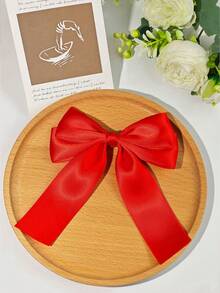 4 piezas Lazos de pelo de unicolor, Clip de pelo con lazo dulce y estilo lindo, Pinzas para el cabello con cola de caballo, Accesorios para el cabello para mujeres para fiestas y uso diario - Multicolor - Ver 37