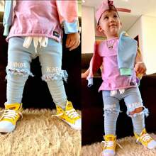 CHILDREN'S JEANS PANTS FOR BOYS - Nhiều màu - Xem 2
