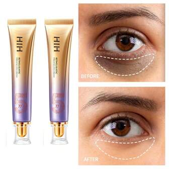 視黃醇彈性眼霜至減少眼袋,精細的,黑暗的界,保濕,,修復和抗皺紋