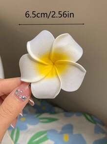 4 piezas de pinzas de plástico con diseño floral para mujer, accesorios de cabello elegantes y de estilo para uso diario, de fiesta y casual, pinzas de cabello, pasadores de cabello