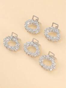 Bộ 5/10 Kẹp Tóc, Kẹp Tóc Hoa Mini, Kẹp Tóc Nổ & Chân Tóc, Phụ Kiện Tóc Ngọt Ngào - Nhiều màu - Xem 8