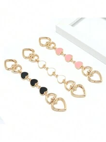 1/2 buc. Lanț de prelungire a geanților, prelungitoare de curele de poșetă Accesorii de înlocuire pentru lanț de prelungire a poșetei pentru geanta de umăr.