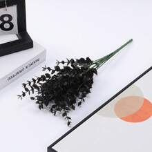 1 ramo de 5 piezas de rosas de estilo gótico falsas para decorar la fiesta de Halloween - Multicolor - Ver 4