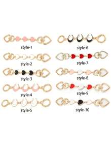 1/2 buc. Lanț de prelungire a geanților, prelungitoare de curele de poșetă Accesorii de înlocuire pentru lanț de prelungire a poșetei pentru geanta de umăr.