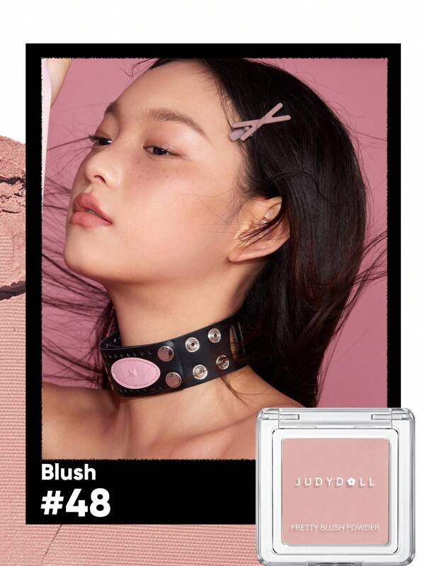 JUDYDOLL Blush Floral Eyeshadow Highlighter Contour Palette, Matte Apricot Color, Ideal For Beginners, Gifting, Dates, Makeup Parties, Weddings (Essentials, Guests, Bachelorette), Classy & Elegant Looks, Soft & Natural Makeup, Sweet Makeup, Blood Color Makeup, Date Makeup