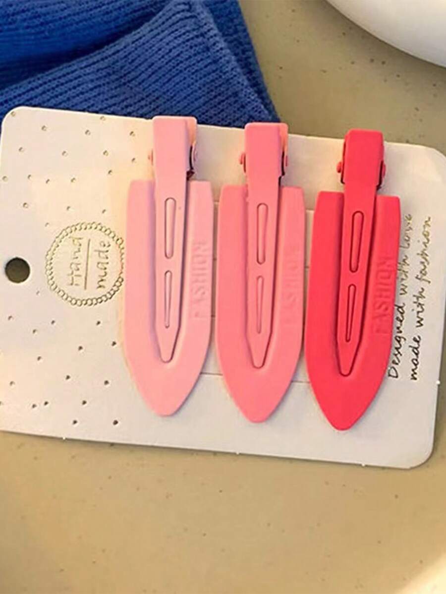 3 chiếc kẹp tóc cá sấu thời trang cho nữ dùng trong cuộc sống hàng ngày kẹp tóc trượt kẹp tóc