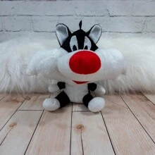 22 Cm Fringed Plush, Children's Toy - Đen và trắng - Xem 4