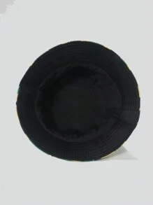 1pc Unisex Jamaica Flag Printed Bucket Hat - Multicolor - View 3