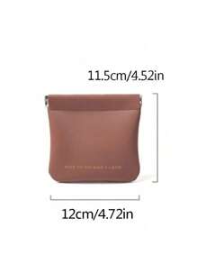 1 chiếc túi đựng cáp dữ liệu có khóa tự động, túi đựng tai nghe, túi đựng sạc, túi đựng mỹ phẩm di động, túi đựng đồ du lịch nhỏ gọn, đồ dùng cần thiết khi đi du lịch, phụ kiện du lịch, hộp đựng cáp điện thoại di động - màu nâu - Xem 7