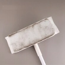1 zestaw mopa antykurzowego do czyszczenia domu, wielorazowy papier ścierny i ściereczka do czyszczenia na sucho, mop antystatyczny, do stosowania na mokro i na sucho, odłączany uchwyt mopa do krótkiego lub długiego użytku