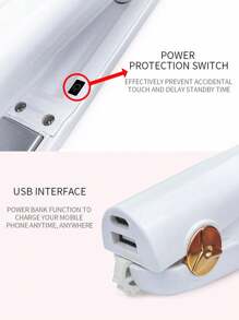 Bezprzewodowa mini prostownica do włosów USB, przenośna, płaska ceramiczna Lron z wyświetlaczem LED, płytka PTC, do użytku domowego, samochodowego na zewnątrz
