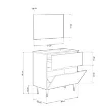Duehome Pacote de banheiro com pia Opera 80
