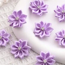 50pcs Handmade Embellished Flower DIY Clothing Accessories
