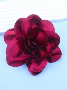 Exaggerated Handmade Satin Big Flower Brooch For Women Fashion Jewelry Wedding Party Christmas Gift Valentines