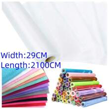 1 件白色欧根纱面料桌面装饰中心装饰品，节日派对装饰，沙特国庆节，婚礼欧根纱蝴蝶结椅背装饰，背景装饰，DIY 楼梯花环，尺寸：29 厘米宽，2100 厘米总长，万圣节装饰，家居装饰万圣节派对 - 彩色 - 查看 12