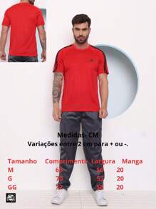Kit 3 Camisetas Camisas Manga Curta Gola Redondo Lisa Basico Simples Stripe Preto-branco Todos os Cores Gola Redonda Dry-Fitness Respiravel  Academia Casual Para Homem