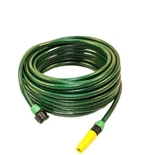 Mangueira De Jardim Trançada 30 Metros Para Casa Jardim Flexível Resistente Com Esguicho Reforçada
