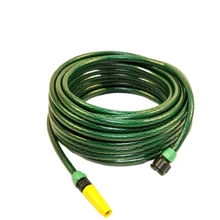 Mangueira De Jardim Trançada 30 Metros Para Casa Jardim Flexível Resistente Com Esguicho Reforçada