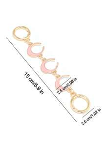 1/2 buc. Lanț de prelungire a geanților, prelungitoare de curele de poșetă Accesorii de înlocuire pentru lanț de prelungire a poșetei pentru geanta de umăr.