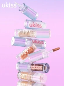 UKISS 1.5克闪亮液体眼影，钻石闪粉，持久闪亮眼影，轻盈柔滑 - #02 Pink Gold - 查看 3