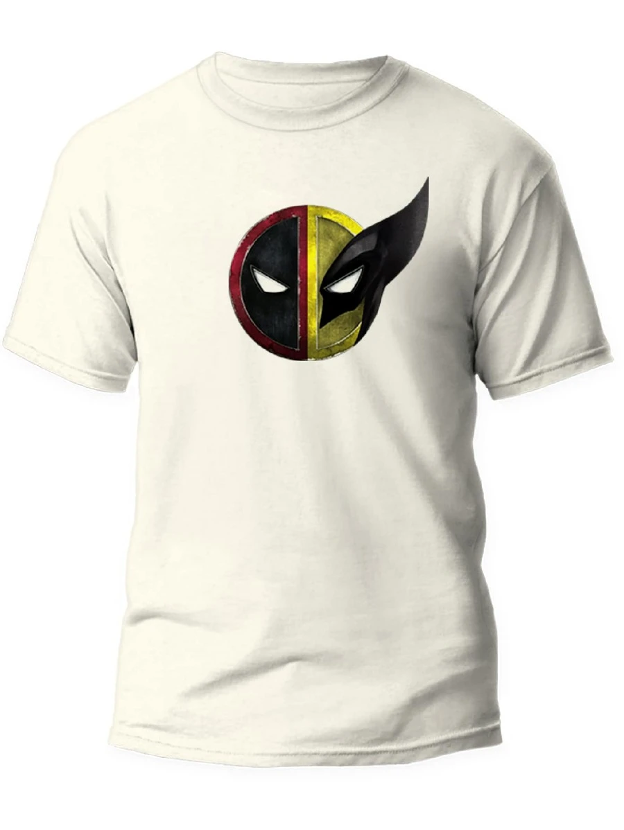 Oversized Shirt Soft Premium Cotton Exclusive Print Hero Dead P. & Lgan Wolwerin Launch Fast Shipping - 香檳色 - 查看 1