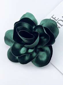 Exaggerated Handmade Satin Big Flower Brooch For Women Fashion Jewelry Wedding Party Christmas Gift Valentines