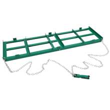 48" /72" /96" Width Driveway Drag, Drag Harrow Driveway, Grader Landscape Power Rake For ATV, UTV, Tractor, Mower, Tow Behind Yard Lawn Leveling Tool With Heavy Duty Chain