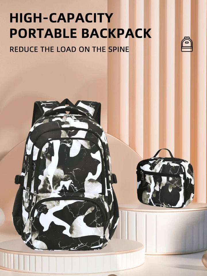 Borsa Zaino Donna ISAKEN Zaino Con Stampa Alla Moda, Zainetti Per