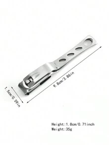 360-Degree Rotating Stainless Steel Nail Clippers For Men And Women - Small And Large Sizes For Fingernails And Toenails - Silver - View 5