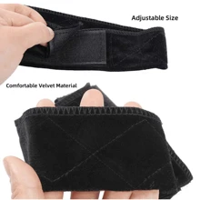 3 PCS  Velvet Wig Band Head Hair Band Adjustable Fastern No-Slip Velvet Wig Grip Headbands For Women - Multicolor - View 7