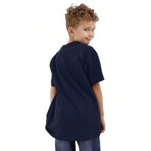 Can't Keep Calm A Drummer Percussion Crewneck T Shirts Boy Girl - Navy - View 2