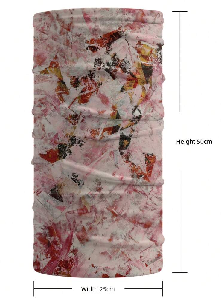 田园风格数码印花无缝牛奶丝骑行头巾防紫外线吸汗多功能头巾 - 彩色 - 查看 7