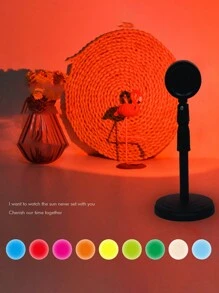 1 Máy chiếu đèn sàn LED, Đèn sàn LED thay đổi 16 màu, Điều khiển từ xa có thể điều chỉnh 180 độ, Độ cao có thể điều chỉnh, Đèn cầu vồng, Đèn hoàng hôn, Đèn ngủ, Đèn trang trí phòng, Chụp ảnh / Chụp ảnh tự sướng, Cắm trại trang trí nhà cửa, Tiệc tùng, Quà tặng sinh nhật hoàn hảo - nhiều màu - Xem 2