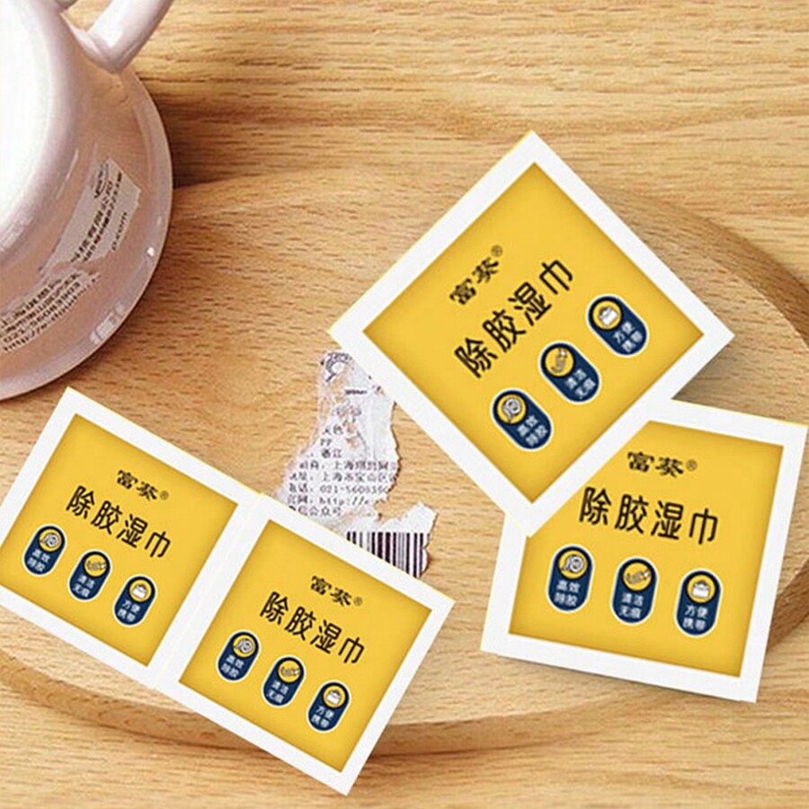 36/144/288pcs Commercial & Household Adhesive Remover Wet Wipes