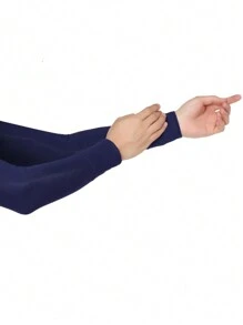 New Soft Skin-Friendly Elastic Modal Cotton Base Layer Arm Sleeves Women's Sun Protection Cooling Arm Covers 1 Pair - Multicolor - View 13