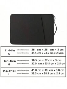 Laptop Sleeve Bag Compatible With 13/14/15/16 Inch Air/ Pro/IPad/Surface/ Apple Laptop/Dell/HP Computer Bag Accessories Polyester Case With Pocket[Gift Rhinestone Data Cable] - Multicolor - View 2