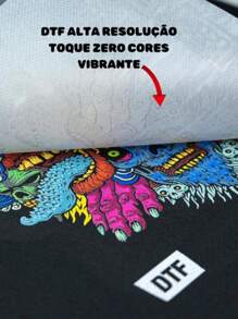 Camiseta Clássica Com Gola Redonda Vintage estampa Retrô Flash Back Anos 80