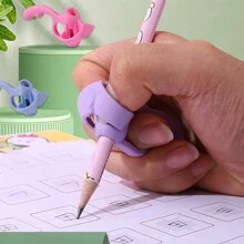 学生握笔矫正器套装幼儿园小学生书写矫正器软橡胶写字姿势握笔儿童手写辅助矫正工具适用于学龄前儿童（颜色随机）办公室、学校、绘画、学生、记号笔、文具、男孩、女孩、学校用品 - 多色 - 查看 2