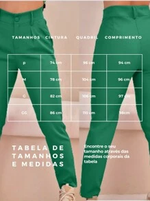 Women Pants - Verde - Ver 4