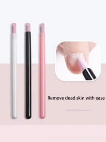 1pc Portable Nail File, Cuticle Remover & Nail Buffer Kit, Essential Tool For Women - Multicolor - View 2