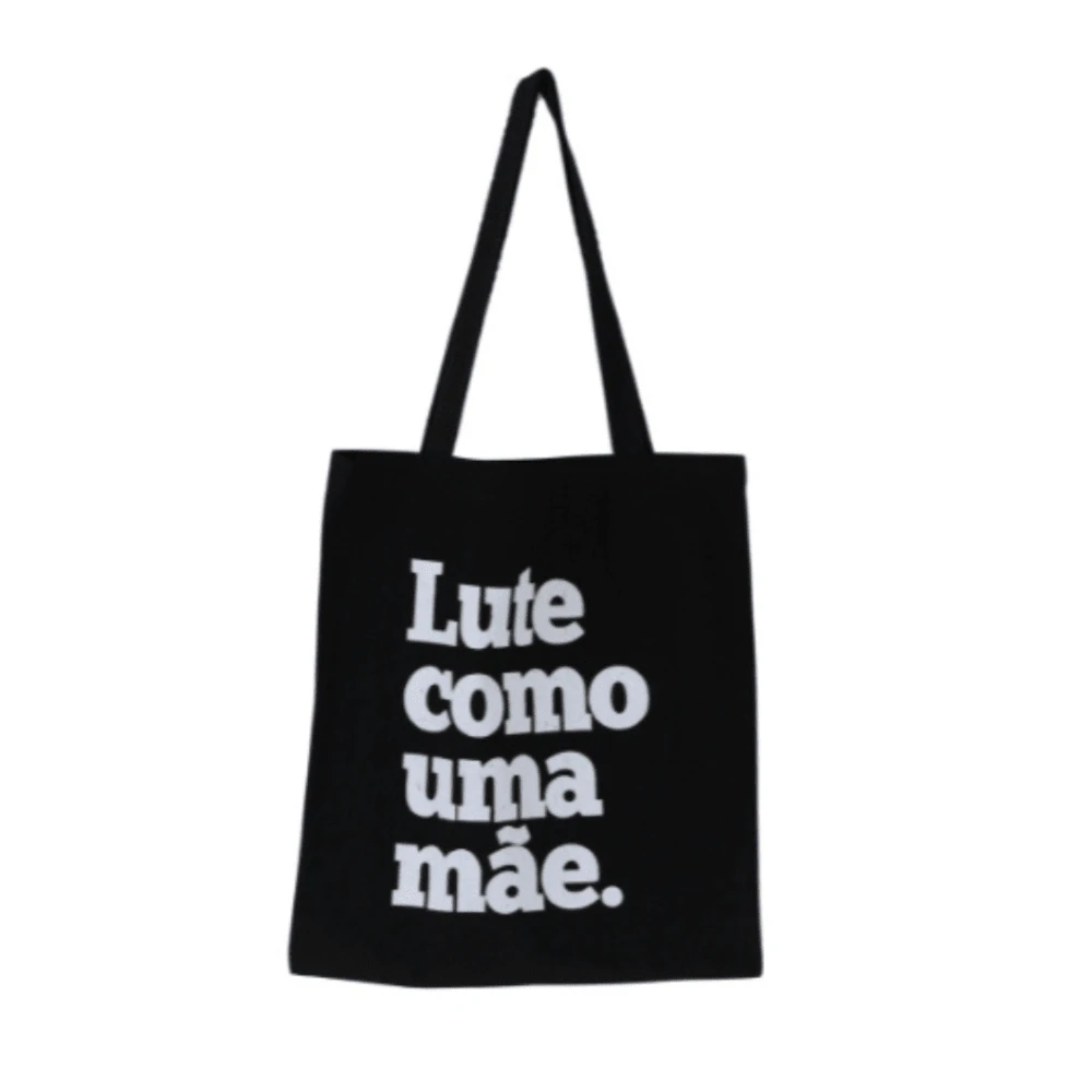 100 Cotton Ecobag Black Print FIGHT LIKE A MOTHER Mode De Mujer 100-cotton-ecobag-black-print-fight-like-a-mother-mode-de-mujer