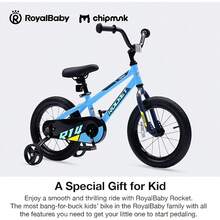 Royalbaby Kids Bike Toddlers 12 14 16 18 20 Inch Wheel Bicycle Beginners Boys Girls Ages 3-11 Years, Multiple Color Options - Light Blue - View 3