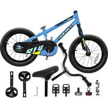 Royalbaby Kids Bike Toddlers 12 14 16 18 20 Inch Wheel Bicycle Beginners Boys Girls Ages 3-11 Years, Multiple Color Options - Light Blue - View 6
