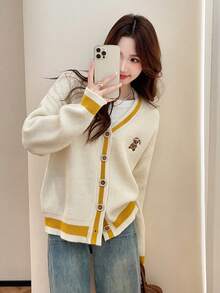 女士休闲针织开衫