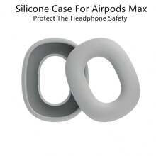 Apple Slime Silicone Protective Case Compatible With Airpods Max - Soft Silicone Cover, Waterproof, Dustproof, Fingerprint-Proof, Scratch-Resistant 360° Full Protection, Silicone Ear Cup Cover, Silicone Headband Cover, Silicone Headband Pad, Silicone Carrying Case, Flexible Silicone Material For Comfort, Durability And Easy Cleaning, Multiple Colors Available, Great Gift