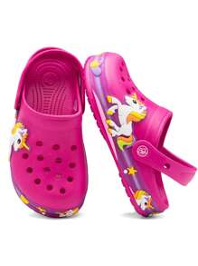 Kids Clogs - Hot Pink - View 4
