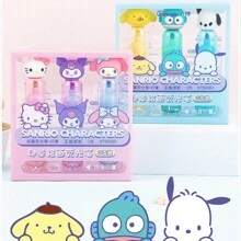 3PCS Sanrio Color Highlighters Kuromi Hello Kitty My Melody Mixed Color Highlighters Cinnamoroll Pompom Purin Hangyodon Colorful Stationery Pens School Stationery Supplies - Multicolor - View 8