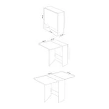 Duehome Mesa de jantar voadora - Multicolorido - Ver 9