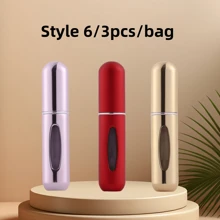 3Pcs 6ml Mini Spray Bottle For Travel, Portable Cute Perfume Atomizer For Cleaning,Travel Essential Oils Perfume, 6ml Sample Empty Perfume Bottle, Travel Mist Spray Bottle Dispenser,Perfume Refill Bottle, Portable Mini Refillable Spray Jar Scent Pump Case, Empty Cosmetic Containers Atomizer For Business - Multicolor - View 8